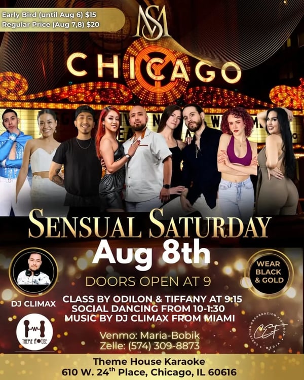 Sensual Saturday - Poster del evento