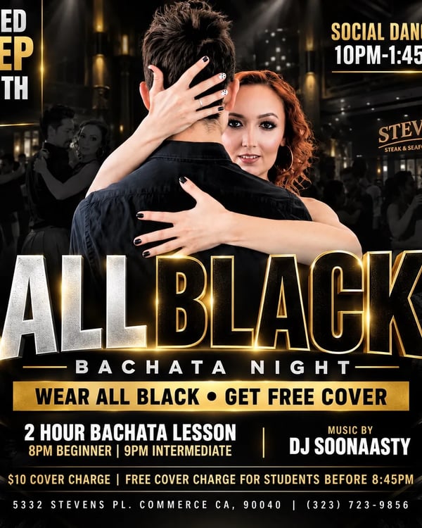 ALL BLACK BACHATA NIGHT