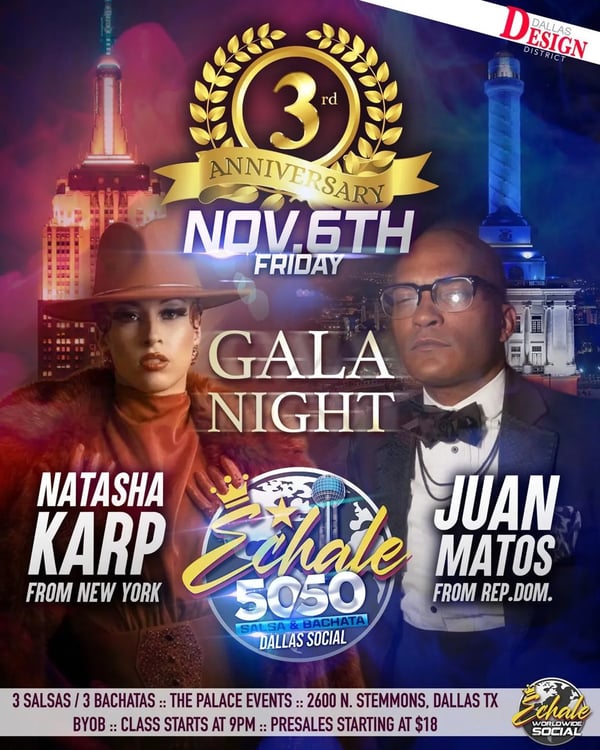 3rd Anniversary Gala Night - Poster del evento
