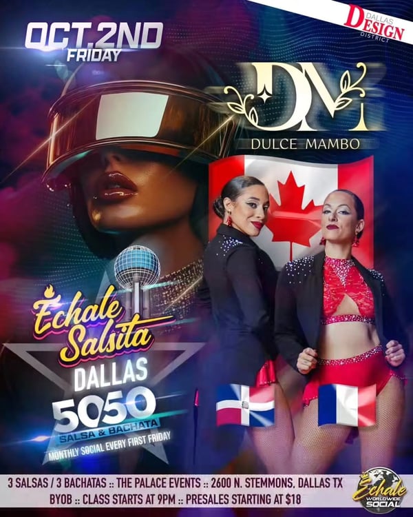 Échale Salsita DALLAS 50/50 SALSA & BACHATA