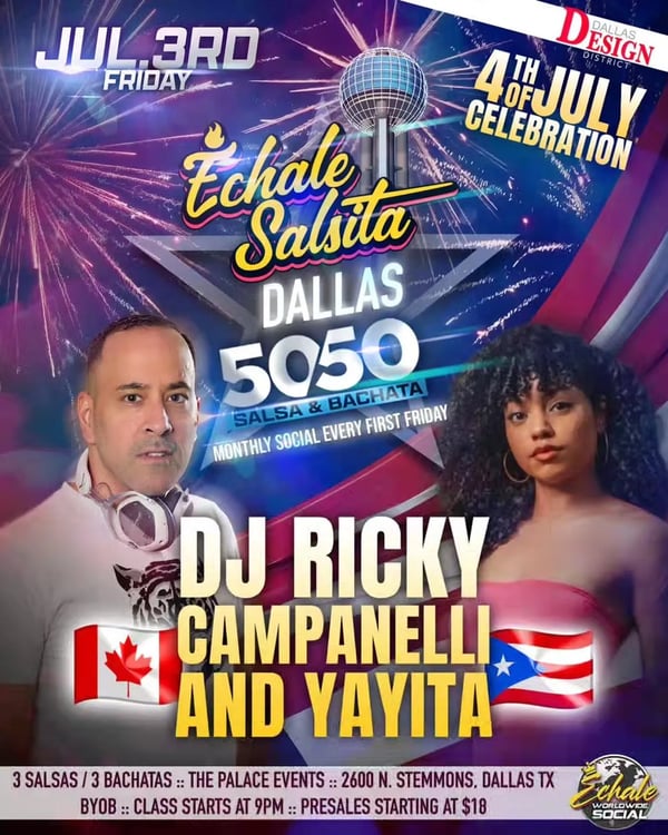 Echale Salsita Dallas ft. DJ Ricky Campanelli