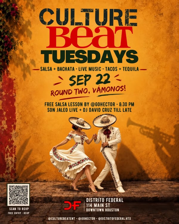 Culture Beat Tuesdays - Poster del evento