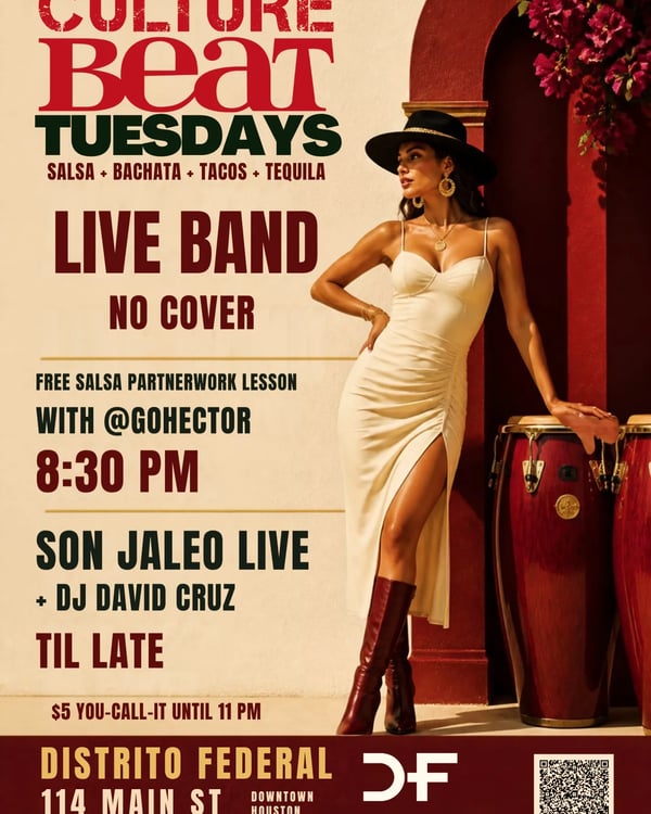 Culture Beat Tuesdays - Poster del evento