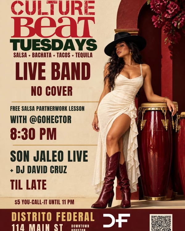 Culture Beat Tuesdays - Event poster