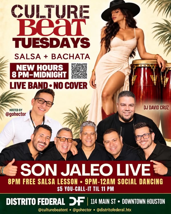 Culture Beat Tuesdays - Poster del evento