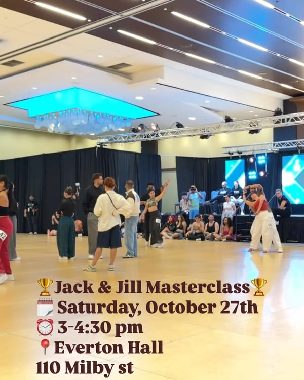 Jack & Jill Masterclass - Poster del evento