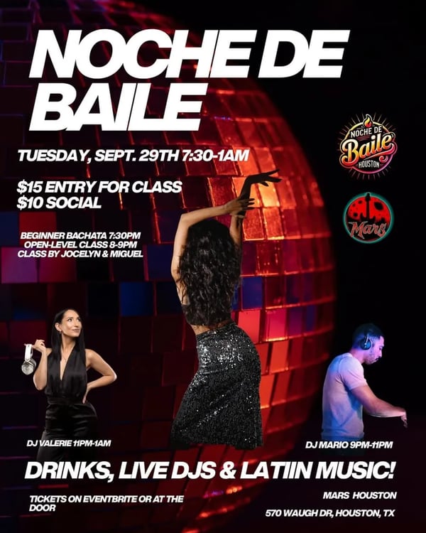 Noche de baile - Poster del evento