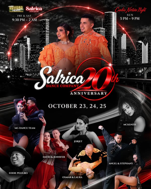Salrica 20th Anniversary - Event poster