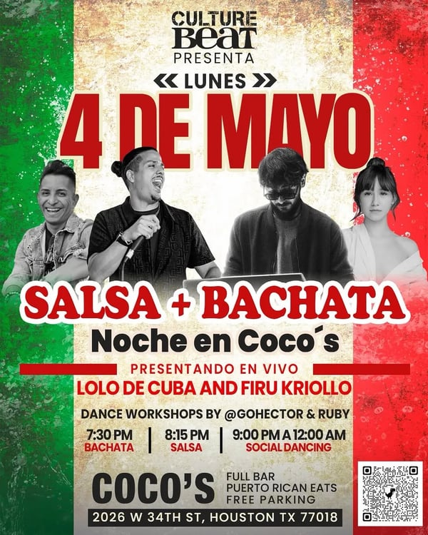 Salsa + Bachata Noche en Coco's