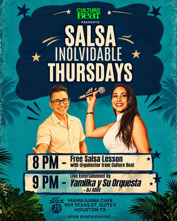 Salsa Inolvidable Thursdays - Poster del evento