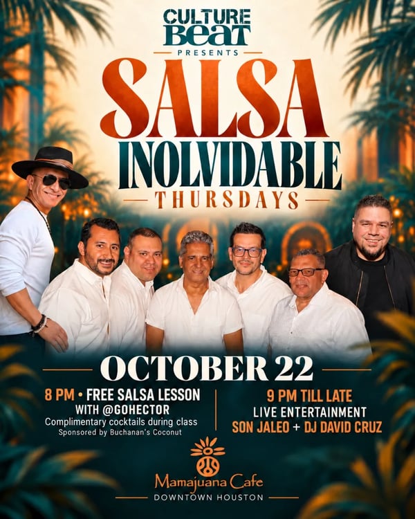 Salsa Inolvidable Thursdays - Poster del evento