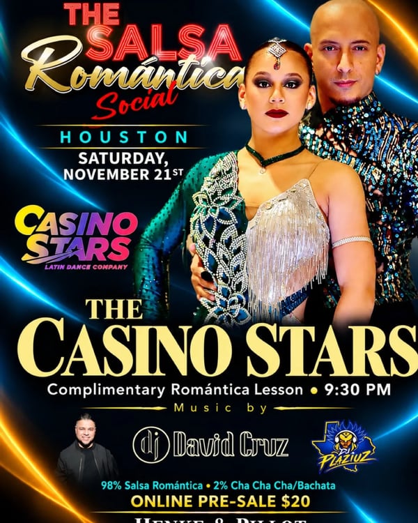 The Salsa Romántica Social - Poster del evento