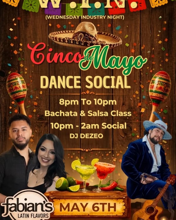 W.I.N (Wednesday Industry Night) Cinco de Mayo Dance Social
