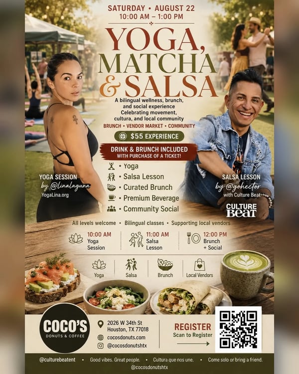 YOGA, MATCHA & SALSA