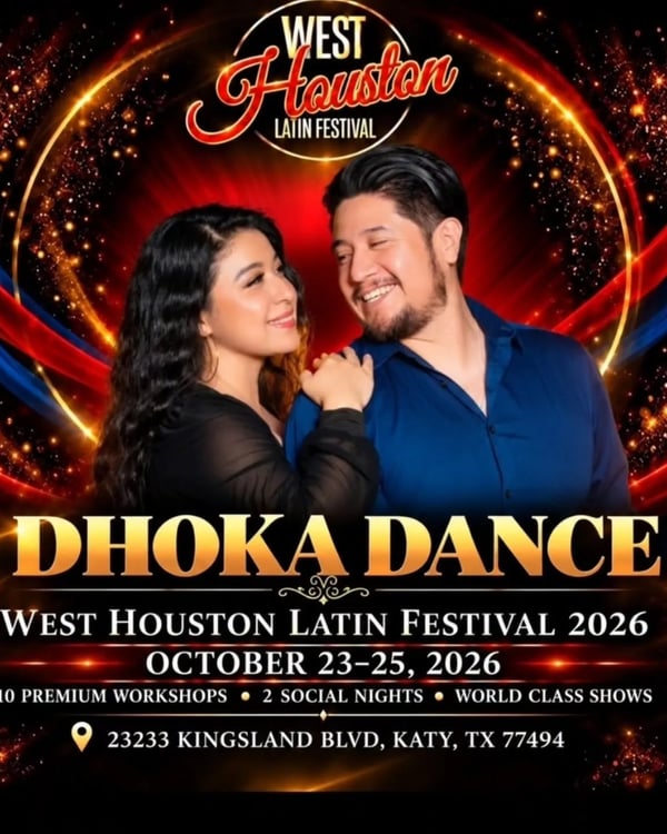 West Houston Latin Festival 2026 - Event poster