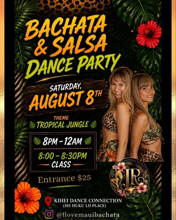 Bachata & Salsa Dance Party - Tropical Jungle