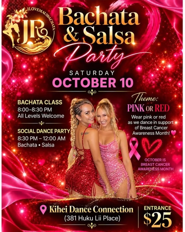 Bachata & Salsa Party - Poster del evento