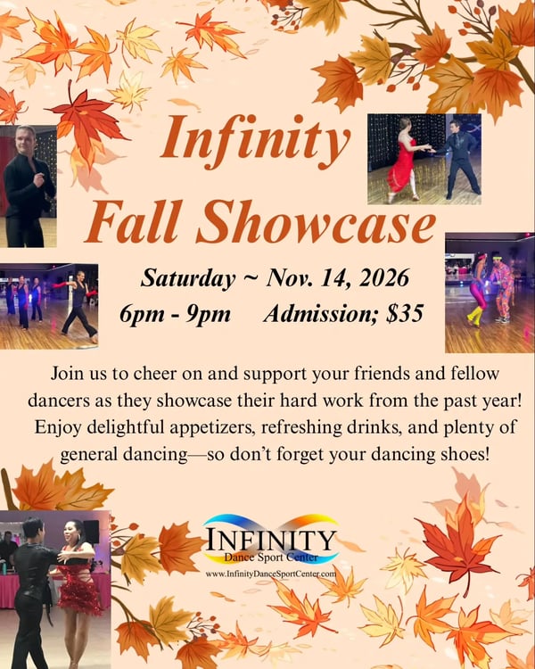 Infinity Fall Showcase - Event poster
