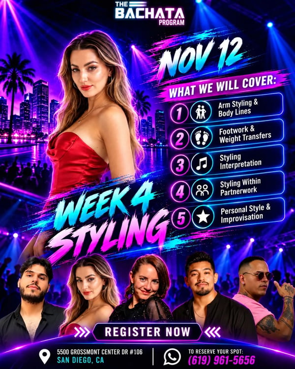 Week 4 Styling - Event poster