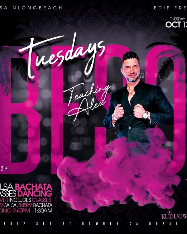 Beso Tuesdays - Poster del evento