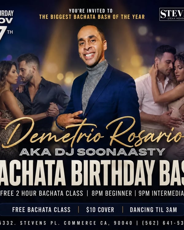 Demetrio Rosario Bachata Birthday Bash