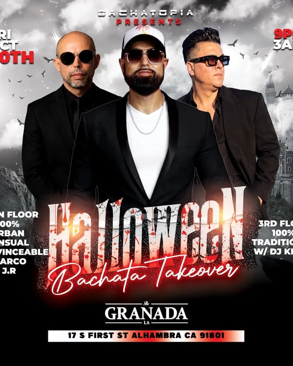 Halloween Bachata Takeover - Event poster
