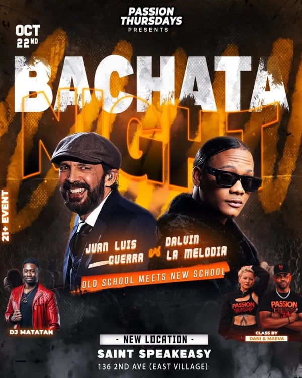 Bachata Night - Poster del evento