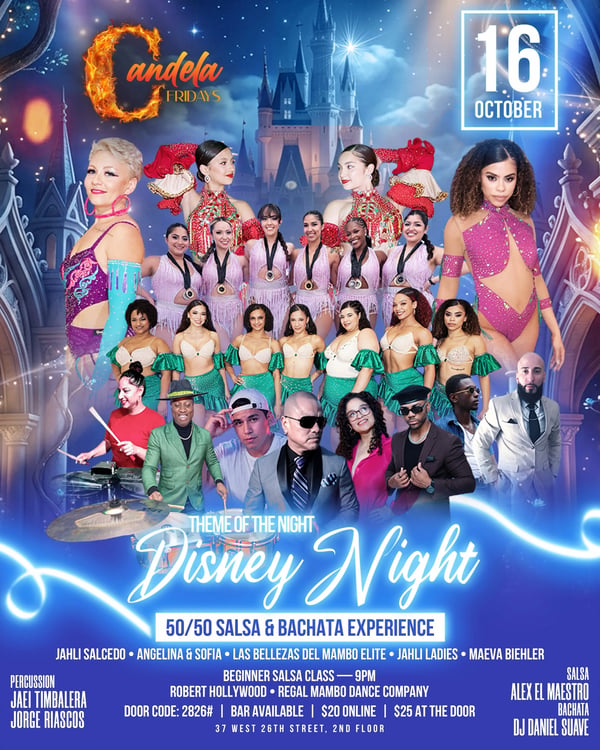 Disney Night - Poster del evento