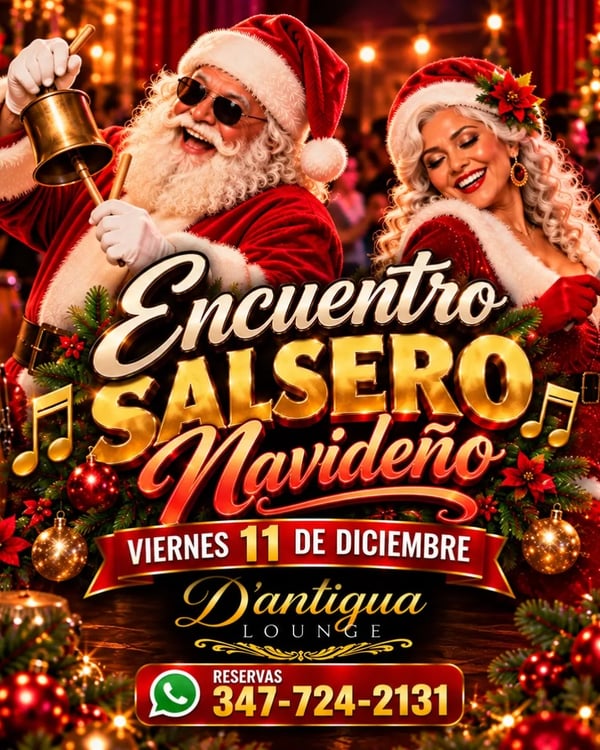 Encuentro salsero navideño - Poster del evento
