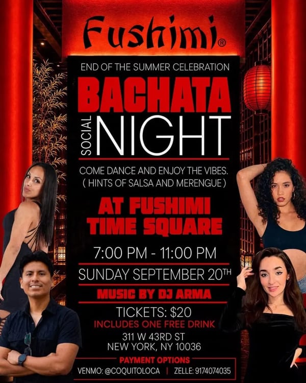 End of the Summer Celebration Bachata Social Night