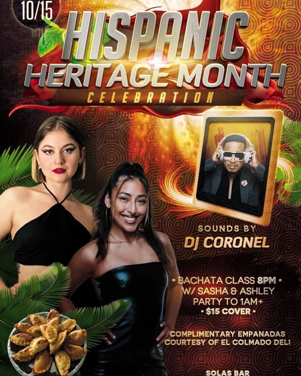 Hispanic Heritage Month Celebration - Poster del evento
