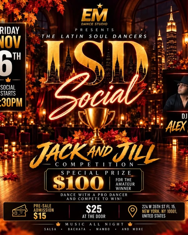 LSD Social - Event poster