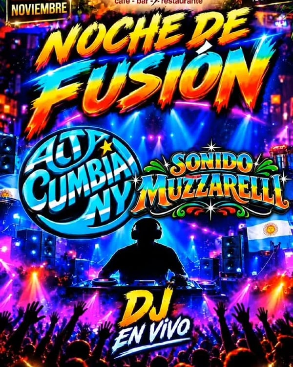 Noche de fusión - Poster del evento