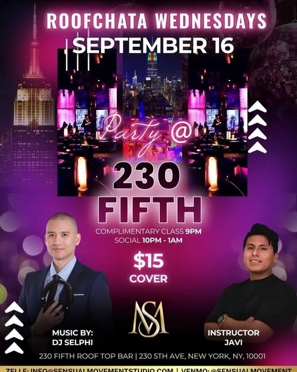 Roofchata Wednesdays - Poster del evento