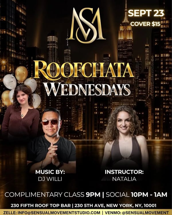 Roofchata Wednesdays - Poster del evento