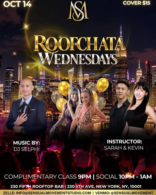 Roofchata Wednesdays - Poster del evento