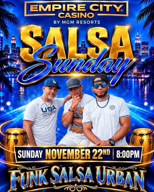 Salsa Sunday - Event poster