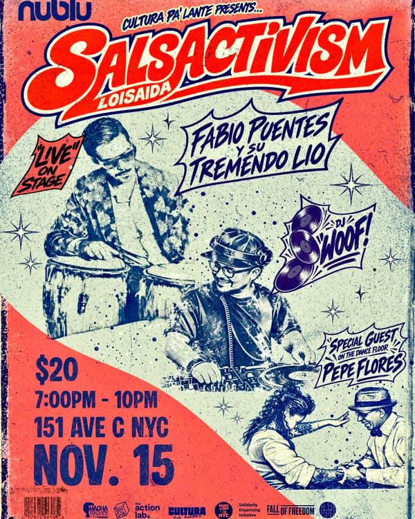 Salsactivism Loisaida - Event poster