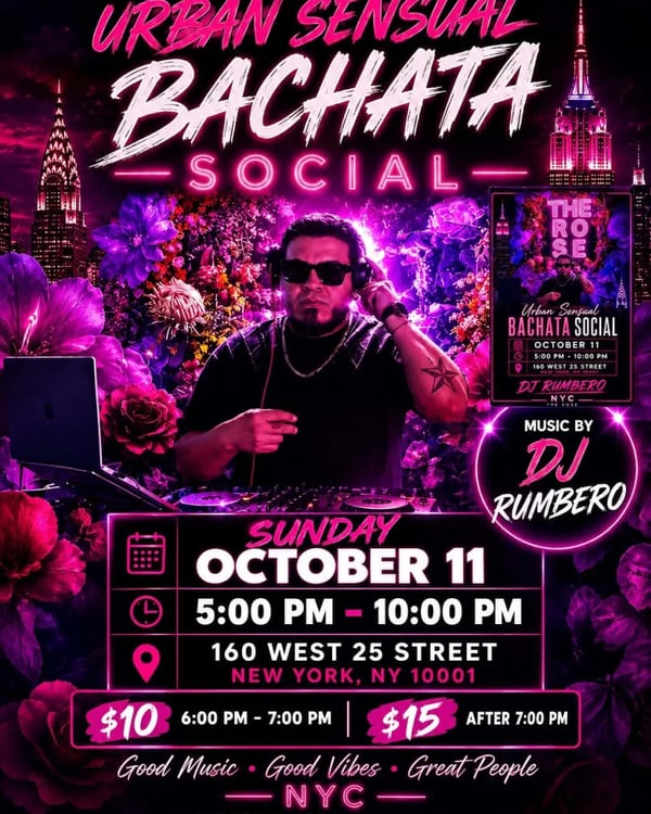 Urban Sensual Bachata Social - Event poster