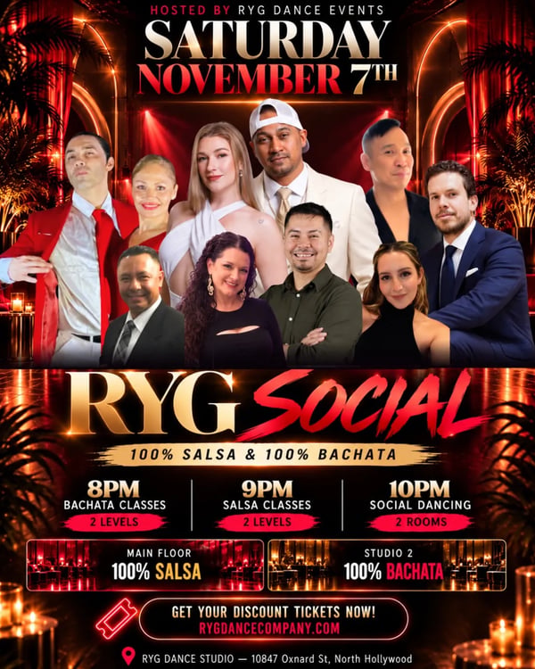 RYG Social - Event poster