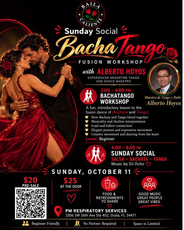 Sunday Social BachaTango Fusion Workshop