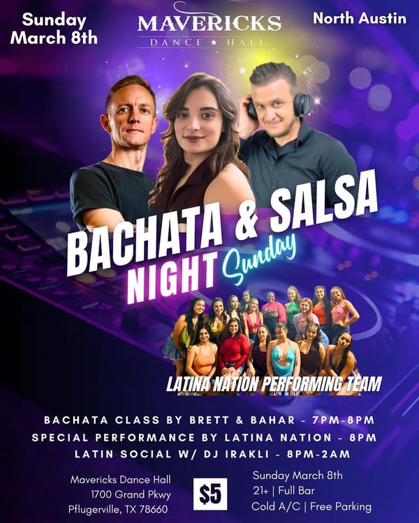 Bachata & Salsa Night Sunday