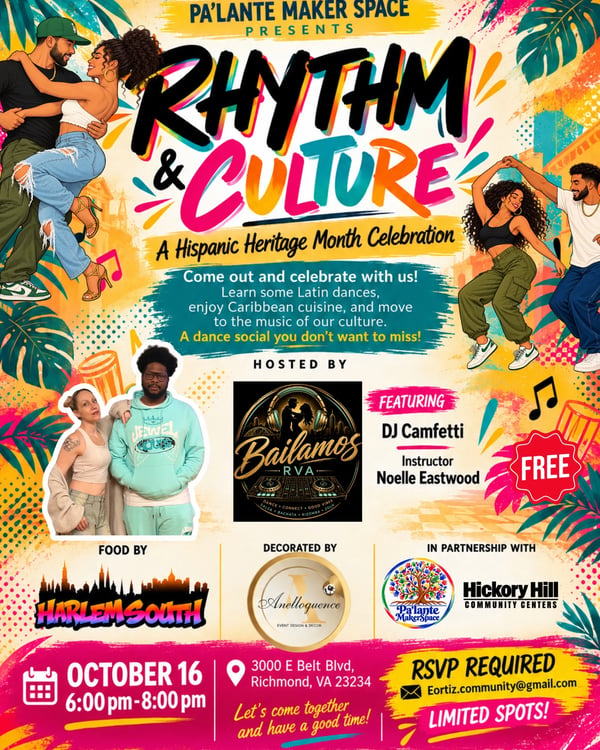 Rhythm & Culture: A Hispanic Heritage Month Celebration - Poster del evento