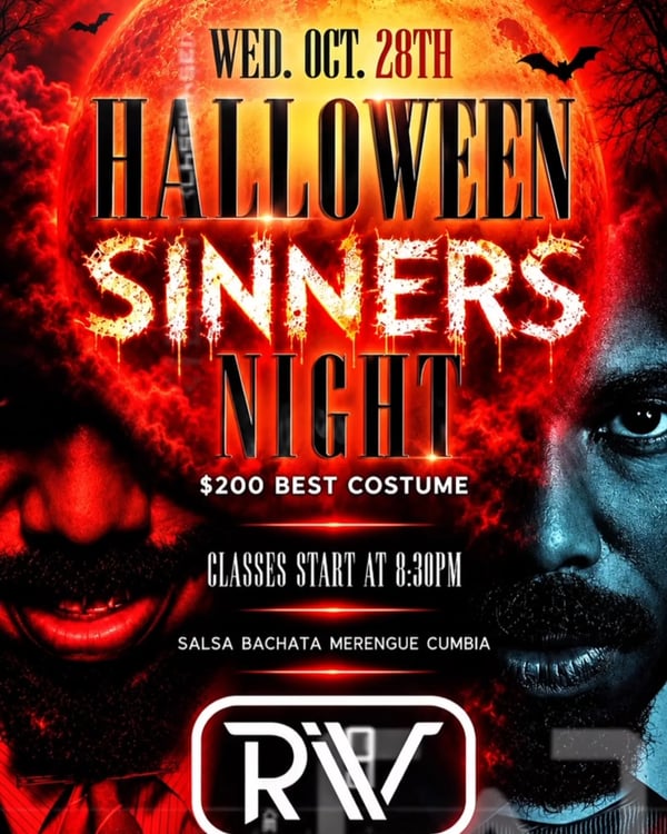 Halloween Sinners Night - Poster del evento