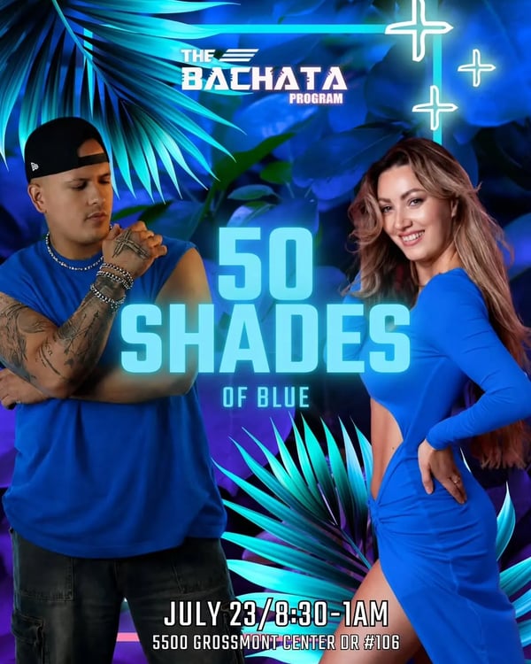 50 Shades of Blue: Silvia’s Birthday Celebration
