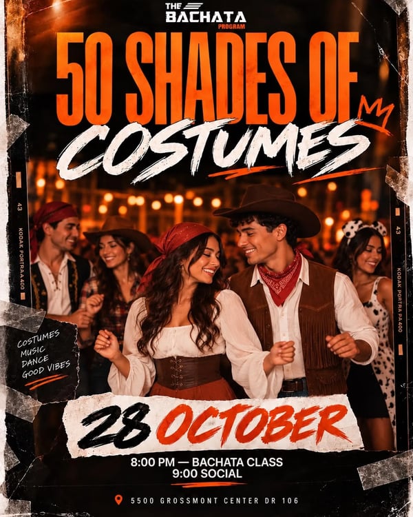 50 Shades of Costumes - Event poster