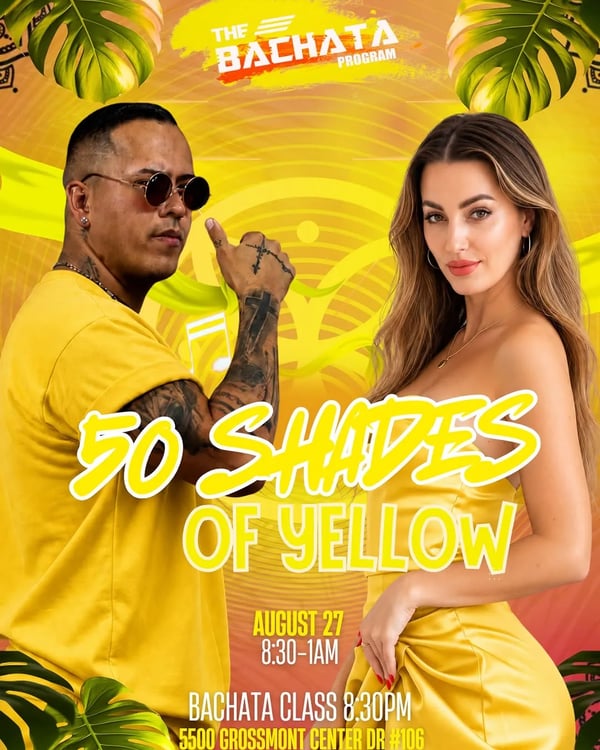 50 SHADES OF YELLOW