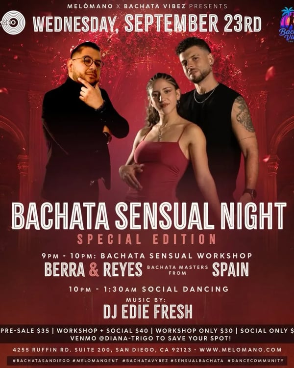 Bachata Sensual Night: Special Edition - Poster del evento