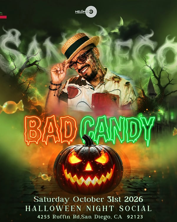 Bad Candy: Halloween Night Social - Poster del evento