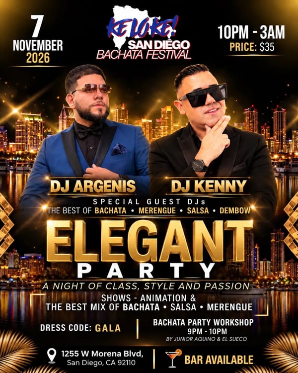 Elegant party - Event poster